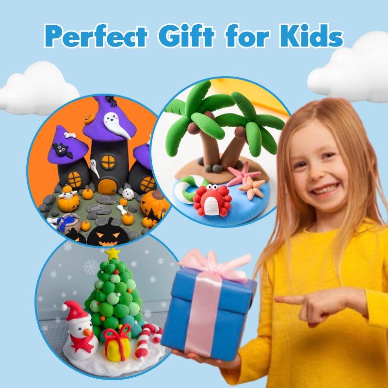 Air Drying Clay Set - Ultra Light Carving Tool for DIY Crafts & Novelty Toys, Ideal for Creative Fun