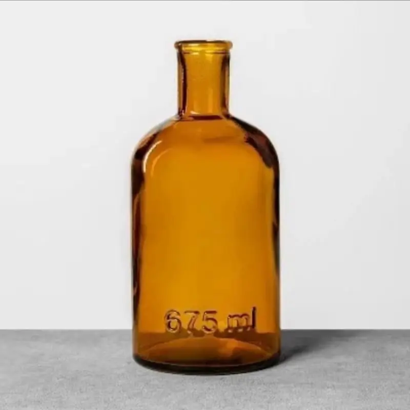 Amber Glass vase - Hearth & Hand with Magnolia