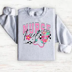 Womens Grey Gildan Sweatshirt
