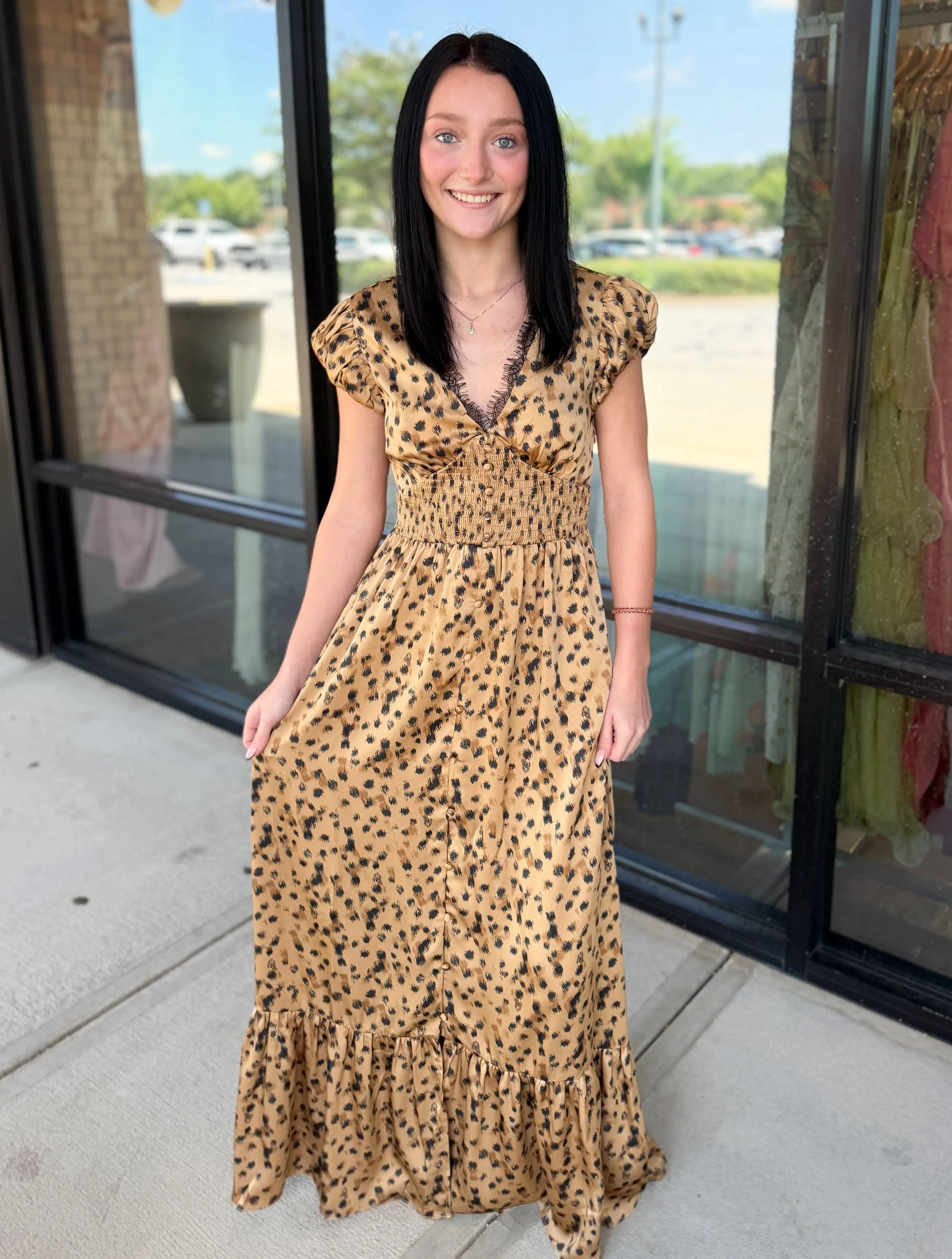 Denver Leopard Maxi Dress