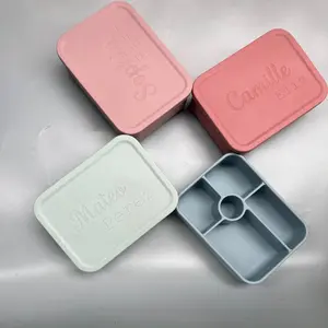 Please add the name to be personalized to the notes  “Personalized Silicone Bento Box -5 Comparments