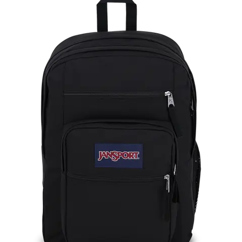 JanSport Big Student School Backpack, 34L, Recycled Polyester, Black