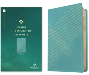NLT Student Life Application Study Bible, Filament Enabled (Leatherlike, Teal Blue Striped, Red Letter) -- New Living Translation - Bible