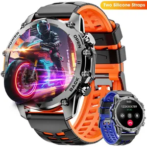 1.52-Inch Smart Fitness Watch, LED Backlight, Wireless Calling, Ip67 Water Resistant, Long Battery Life, Compatible with iOS/android, Silicone Smart Watch, Sports Tracking Wristwatch, Multifunctional Smart Watch