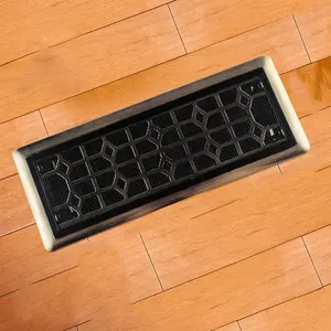 Floor Vent Cover, Rectangular Vent Screen Cover, Magnetic PVC Ventilation Mesh Floor Storage Plastic Cover, Furniture Hardware Accessories