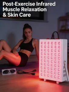 Red Light Therapy Panel – 80W High-Power At-Home Beauty & Skincare Tool with 60 Dual-Chip LEDs, 660nm & 850nm Dual Wavelengths for Post-Workout Muscle Relaxation, Wellness & Fitness Skincare Needs