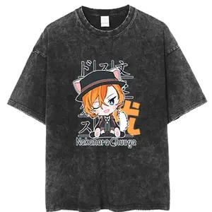 Chibi Cat Chuuya – Bungou Stray Dogs Wash T-Shirt