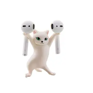 Cute Japanese Cat Pen Holder Desk Decor, Desk Accessories, Adorable Student Gift Idea, Creative Kawaii Animal Stationery Accessory, Office Stationery Supplies for Home Office