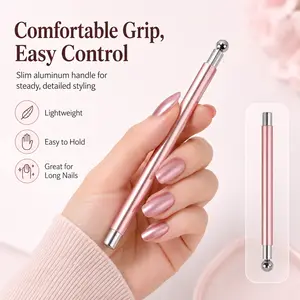 2026 Magnetic Cat Eye Nail Magnet Tool - Nail Care Supplies for Pros, Quick Adsorption Glass Beads Effect, Auto-Adsorption Design, Beginner-Friendly, Professional Cuticle Smoothing & Manicure Shaping Tool