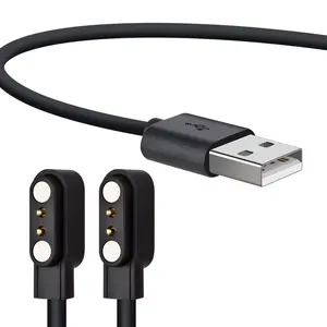 2.5 mm Smart Glasses Charging Cable, AI Bluetooth Glasses, 1.2 m Drag-and-Drop Dual-Head Magnetic Data & Charger Cable