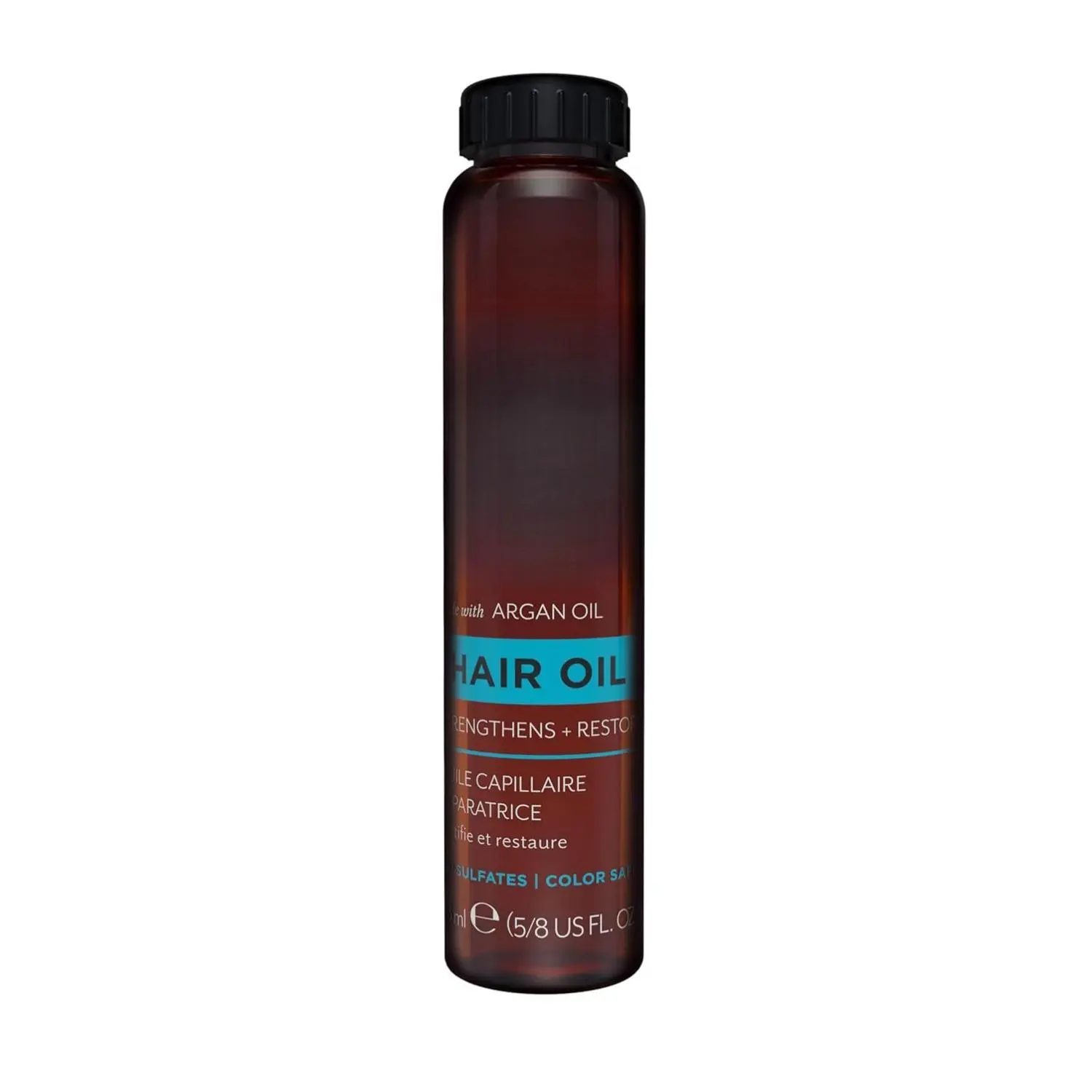 Hask Argan Oil Repairing Shine Hair Oil 5/8 oz - Alcohol-Free, Lightweight, Nourishing Formula for Damaged Hair, Orange Citrus Scent