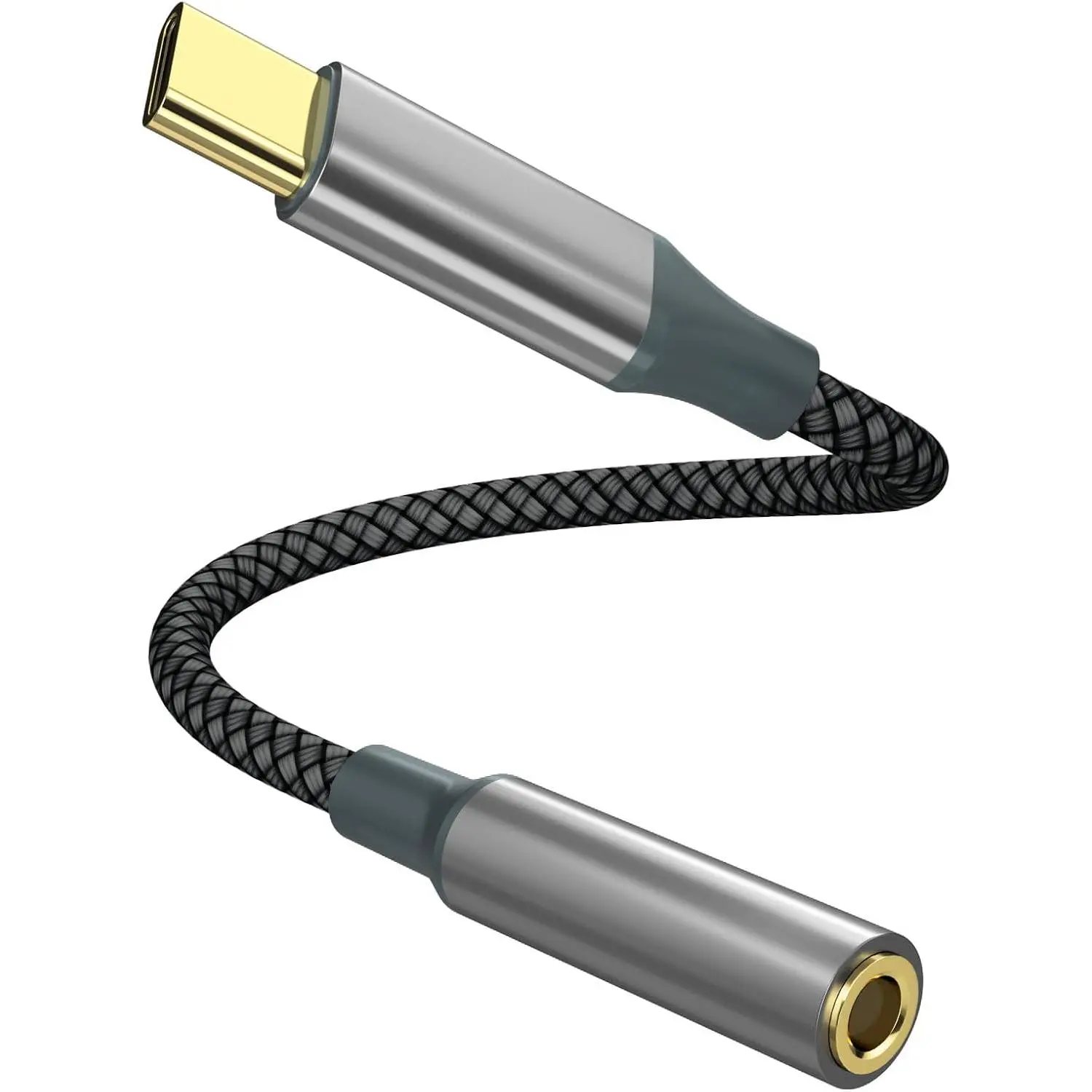 USB C to Aux Audio Dongle Cable Cord, Type C to 3.5mm Female Headphone Jack Adapter for iPhone 16 Pro Max/16 Pro, 15 Pro Max/15 Pro/15 Plus,  Galaxy S23/S22/S21 Ultra, Pixel, iPad Pro, MacBook