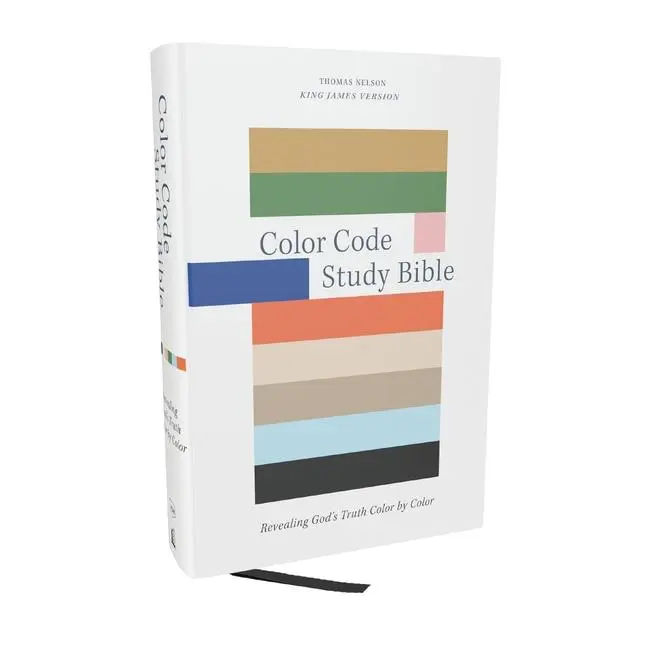 KJV Color Code Study Bible, Revealing God's Truth Color by Color (Hardcover, Red Letter) by Thomas Nelson