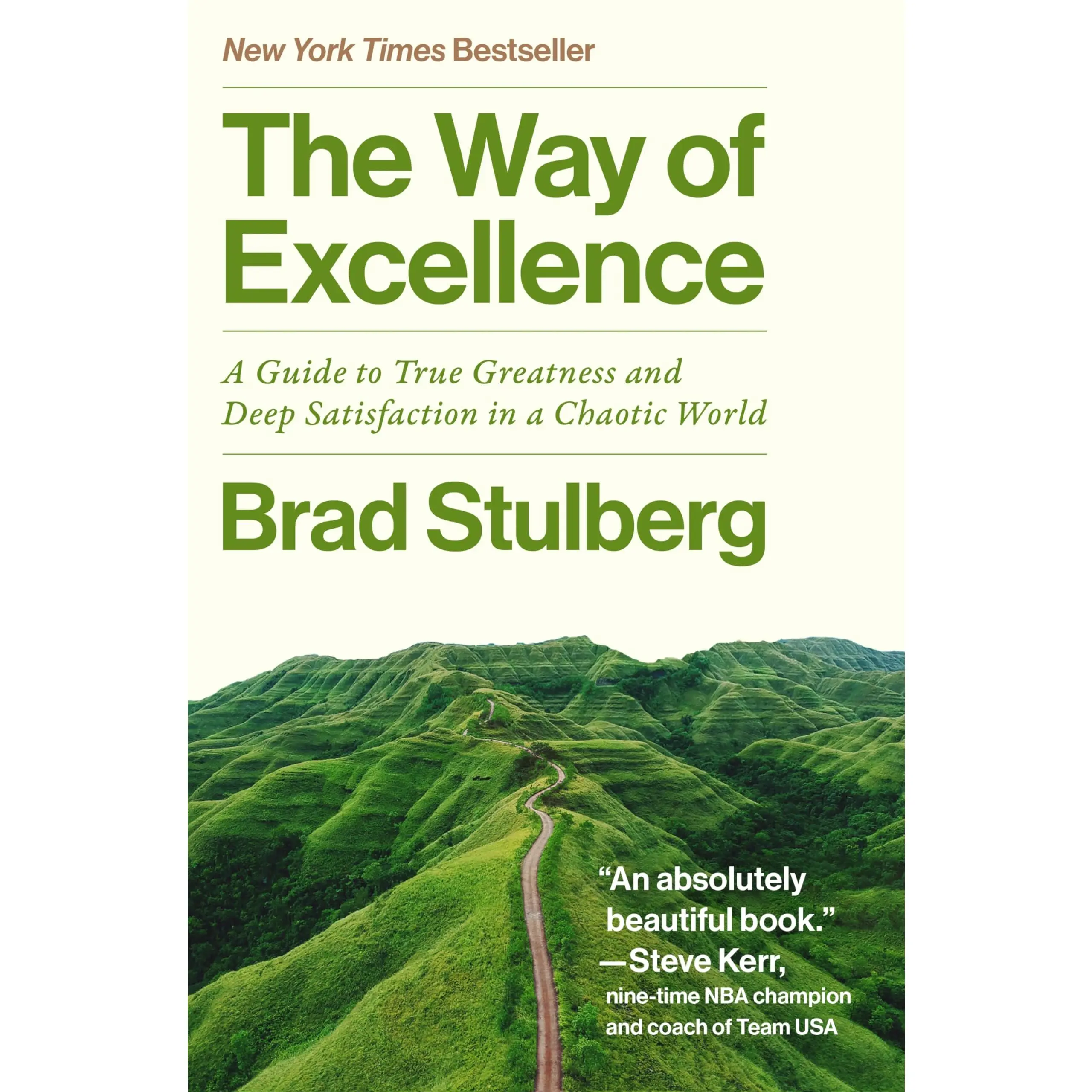 The Way of Excellence: A Guide to True Greatness and Deep Satisfaction in a Chaotic World -- Brad Stulberg - Hardcover