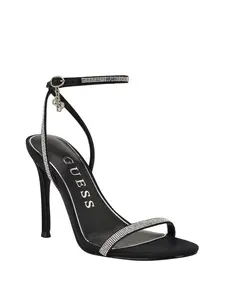 GUESS Female Charmer Rhinestone Charm Heels
