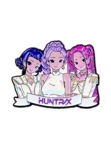 Magical Girl Group Cartoon Movie Enamel Pin, Clip, Fashion Personalized Design Lapel Brooch, Zinc Alloy Accessory, Perfect Gift for Her, All Seasons