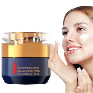 2PCS Face Cream Crema Para Arrugas Wrinkle Removal Polypeptide Firming Tightening Anti-Wrinkle Anti-aging Eye Full Face Cream for Women Men 1.76 floz. Beauty Personal Care Skincare Moisturizers Moisturizer Nourishing Hydration Moisturizing Repair
