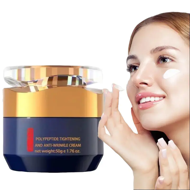 2PCS Face Cream Crema Para Arrugas Wrinkle Removal Polypeptide Firming Tightening Anti-Wrinkle Anti-aging Eye Full Face Cream for Women Men 1.76 floz. Beauty Personal Care Skincare Moisturizers Moisturizer Nourishing Hydration Moisturizing Repair