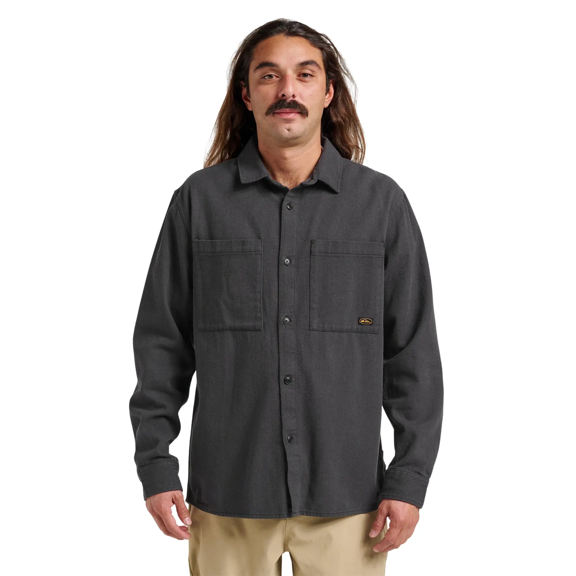 Quiksilver | Heron Long Sleeve Shirt | Breathable Soft Hand Feel | Everyday Wear & Casual Streetwear Quiksilver | Heron Long Sleeve Shirt | Breathable Soft Hand Feel | Everyday Wear & Casual Streetwear