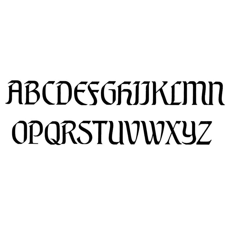 Gothic and Old English Alphabets: 100 Complete Fonts (Lettering, Calligraphy, Typography) Paperback – Illustrated, July 1, 1984