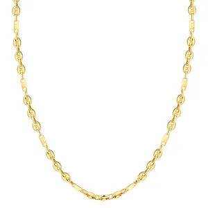 14k Yellow Gold Women's 22" Marine Chain Necklace 14.2 Grams 5.5mm Thick