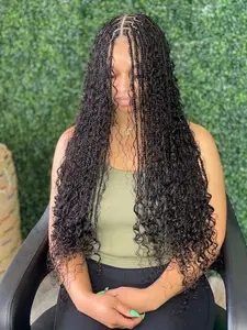 Deep Wave Human Hair Bundle for Boho Braids, Mermaid Braids, Gypsy Braids
