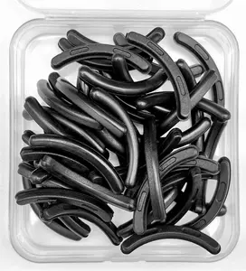 Eyelash Curler Refills, 80 Pcs Eyelash Curler Pads, Silicone Rubber Eye Lash Curler Refills for Universal Eyelash Curlers (Black)