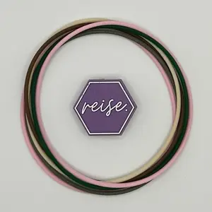 "Huntress” / Silicone Stacking Bracelets / Moments Collection Stack