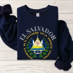 El Salvador T-shirt, Regalo Para Salvadoreña Sweatshirt, Proud Salvadoreña Gift for Salvadoran Mom Hispanic Heritage Month Shirt, El Salvador Shirt