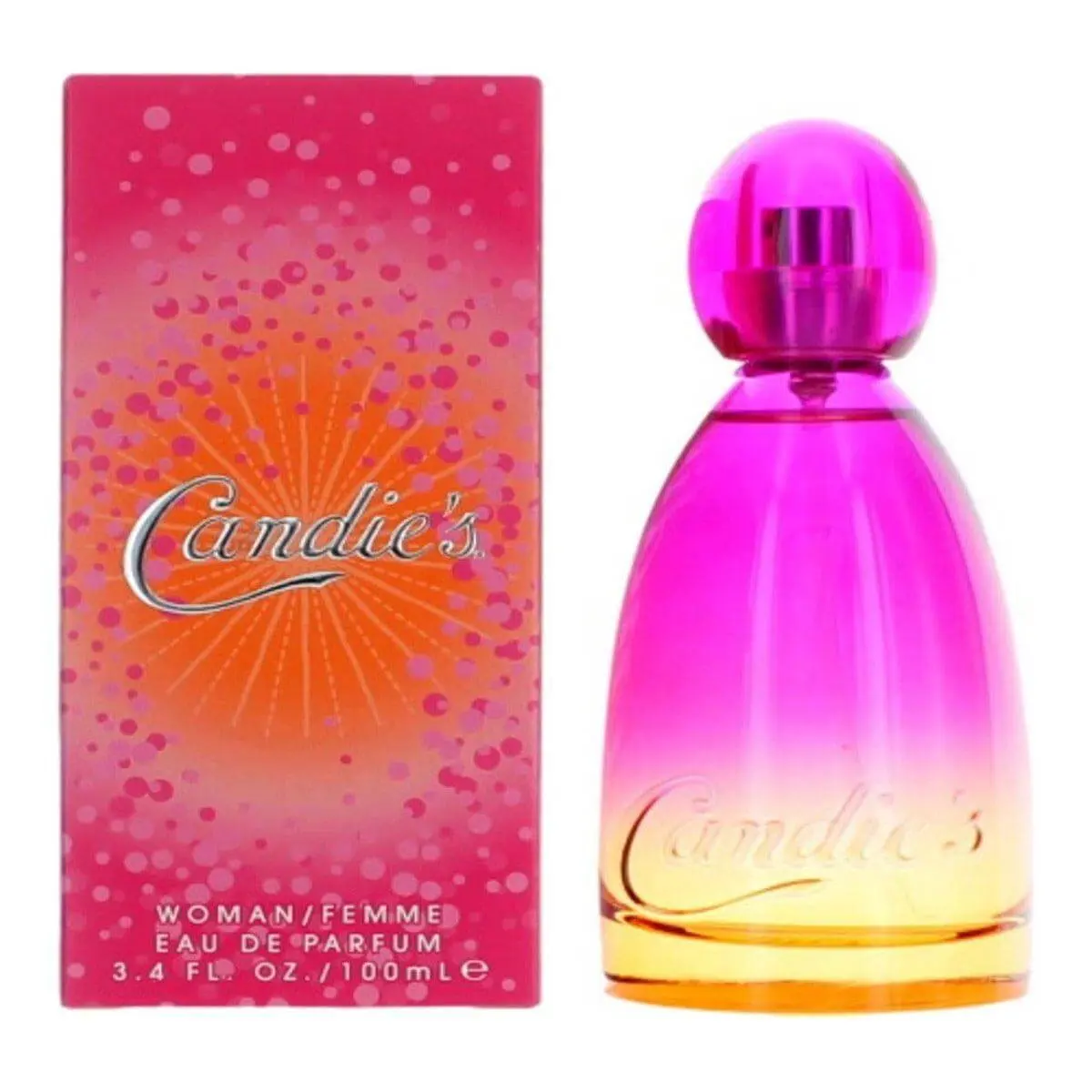 Candie's by Liz Claiborne Women's EDP Fragrance, Casual & Citrus Scented, Exciting and Absorbing, 3.3-3.4 fl oz (3 to 3.9 fl oz Range), New in Box, None