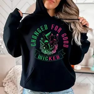 Defy Gravity Broomstick Magic Wand Sweatshirt, Wicked Colorful Shirt, Wizard Of Oz Hoodie, Witch Pink And Green S220 Sna, Unisex Sweater