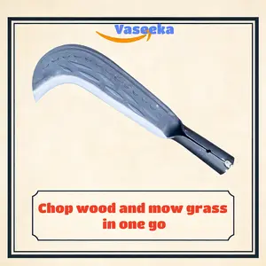 Chop wood and mow grass in one go! This gardening tool is ridiculously sharp