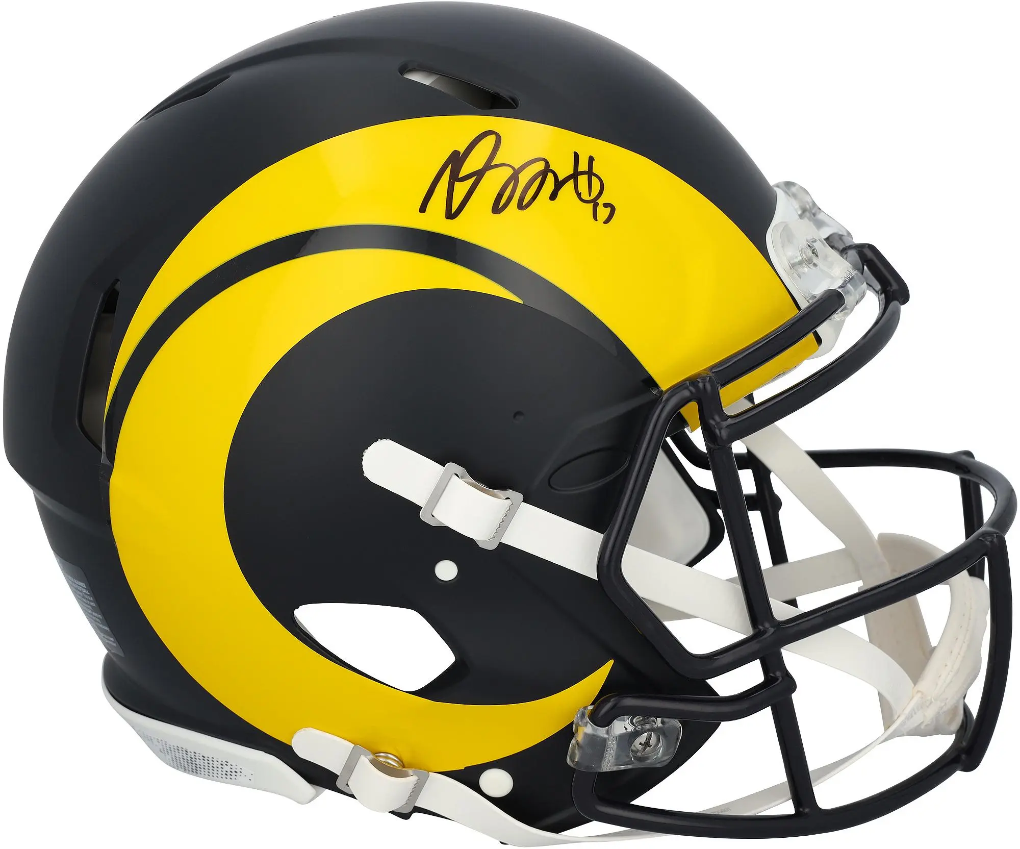 Davante Adams Los Angeles Rams Autographed Riddell Rivalry Speed Authentic Helmet - Fanatics Authentic Certified