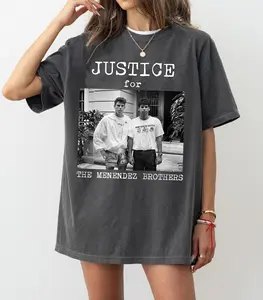 Comfort Colors Justice for the Menendez Brothers Shirt, True Crime Shirts, Free Erik and Lyle Menendez Tshirt, TV Show Fan Gift