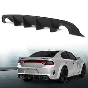 For 15-23 Dodge Charger SRT Factory Style Rear Diffuser Bumper Lip Lower Valance For 15-23 Dodge Charger SRT Factory Style Rear Diffuser Bumper Lip Lower Valance