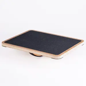 Advanced professional wooden balance rocker board, support up to 350lb