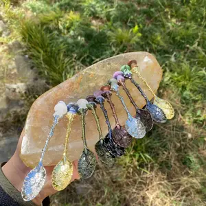 10pcs mix Crystal mushroom spoon.
