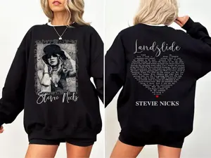 Retro Stevie Nicks Landslide 90s T-shirts, Stevie Fan Merch Graphic Tee