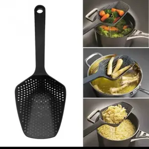 Nylon Strainer Large Scoop Colander Kitchen Appliances Spoon Shovel Soup Spoon Filter Cooking Tools Home Kitchen Accessories