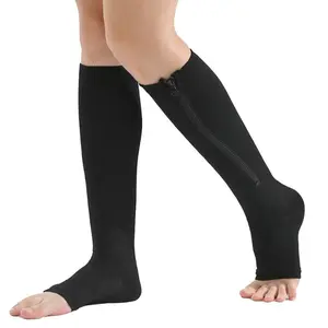 Compression Socks Zipper Socks Sports Compression Leg Socks Zipper Socks
