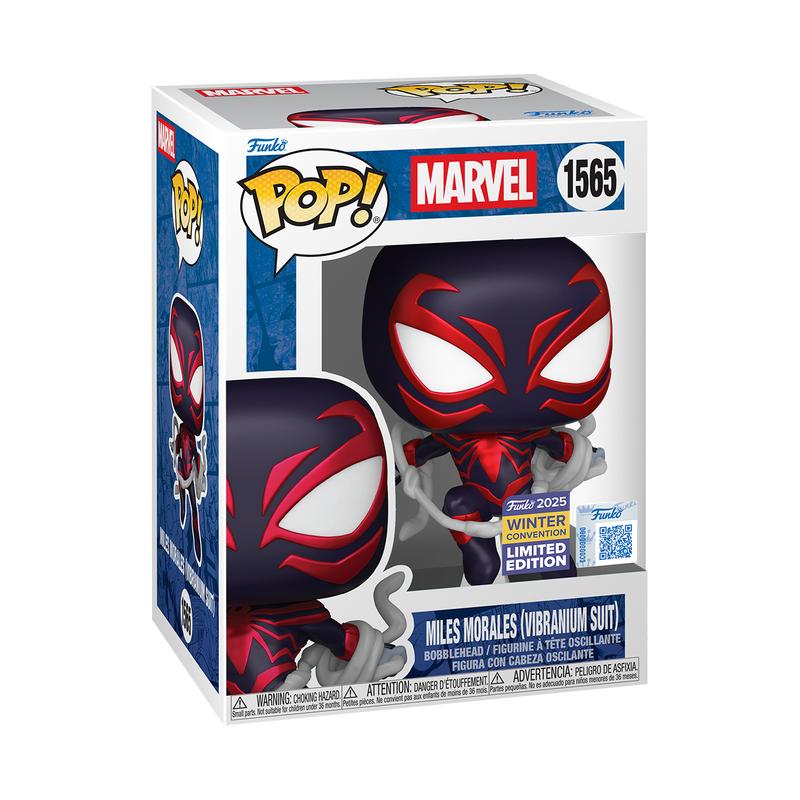 Funko Pop Marvel Miles Morales Vibranium Suit number 1565 Collectible Vinyl Figure