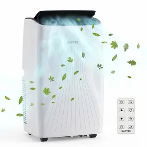 14000 BTU 5-in-1 Portable Air Conditioner, Efficient Cooling for 650 Sq.Ft, Cool Fan Dehumidifier Modes, LED Display, Remote & 24H Timer, Easy Installation for Home Office