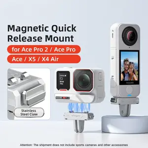 Shadow Stone Insta360 X5 Ace Pro 2 Magnetic Quick-Release Adapter Base Accessories, Durable Camera Mounting Solution, Ideal for Photography & Videography