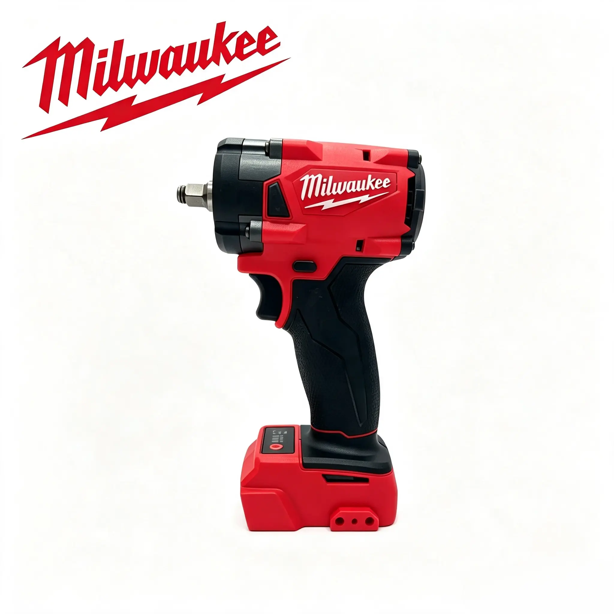 Milwaukee M18 Series FUEL 1/2" Square Drive Compact Impact Wrench (M18 FIW212-0) - 300Nm Torque, 4-Mode Drive Control, Brushless Motor, Bare Tool for Auto Repairs & Mechanical Work 3-in-1 electric wireless drill