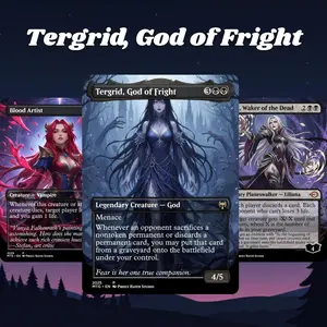 Proxy 100+ Cards Tergrid God of Fright Custom Discard Reanimator Gift Full Commander EDH Deck Full Art Collectible High Quality Strategy