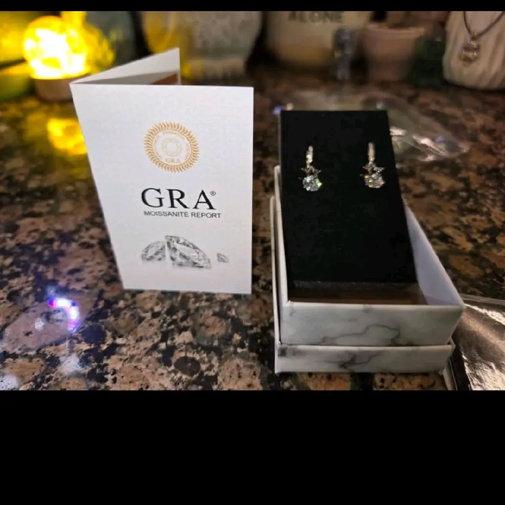 moisinite earrings