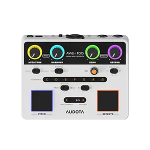 AUDOTA Multi-Effect Vocal Processor Three Harmony Modes OTG Audio Interface AUDOTA Multi-Effect Vocal Processor Three Harmony Modes OTG Audio Interface