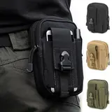 1pc Male Military Durable Hiking Waist Pack - Wear-Resistant Waterproof Oxford Cloth, Adjustable Molle System, Fast Phone Access, Adjustable Fit, Multi-Color Options, Camping Outdoor Hiking Rugged Gear Accessory
