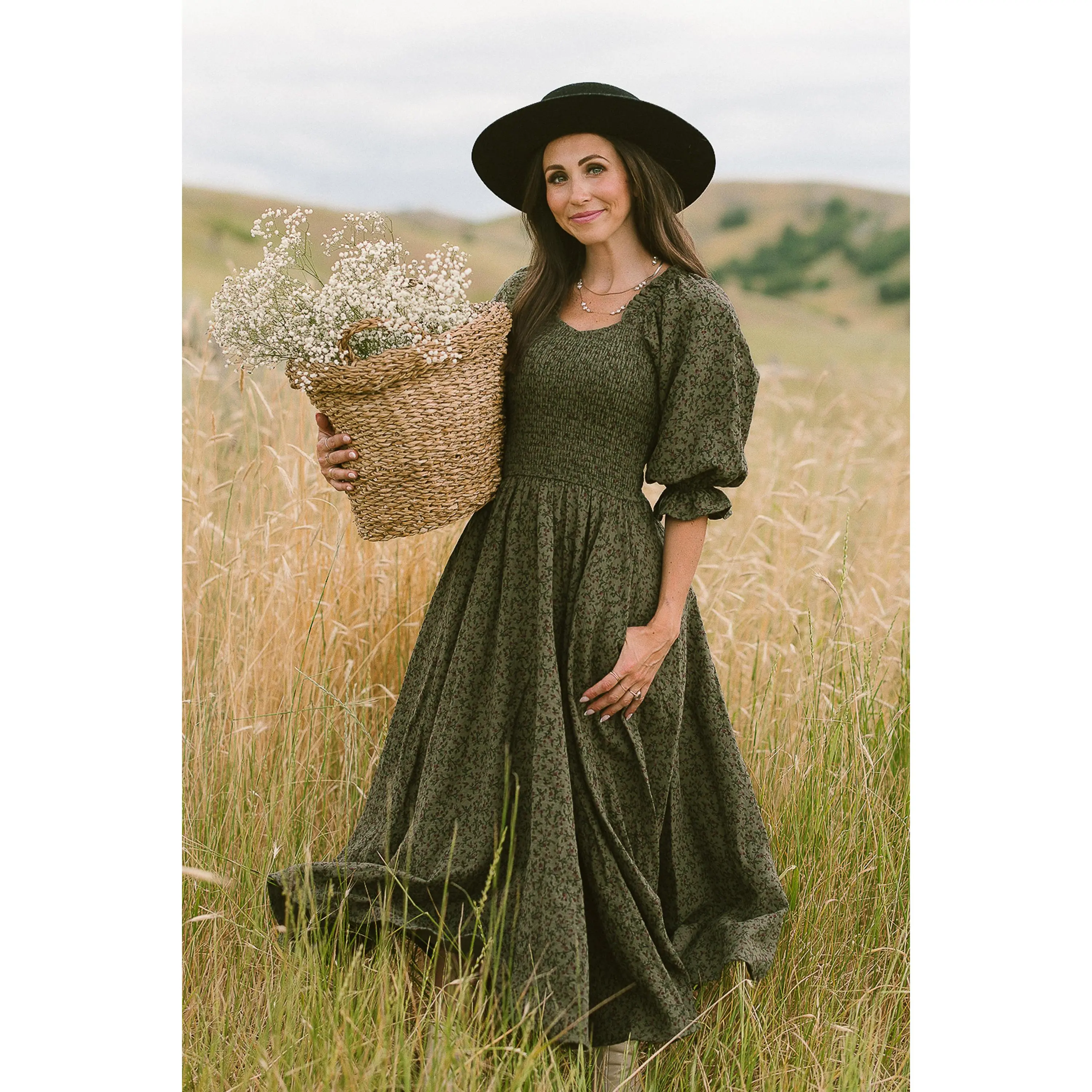 Teagan Dress in Woodland Floral