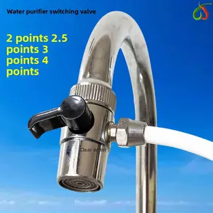 Water purifier switch faucet conversion valve splitter 1/4 inch pipe valve 3/8 inch pipe 8mm 5/16 inch suitable for Steve Changhong valve Dalton valve three-way valve Home